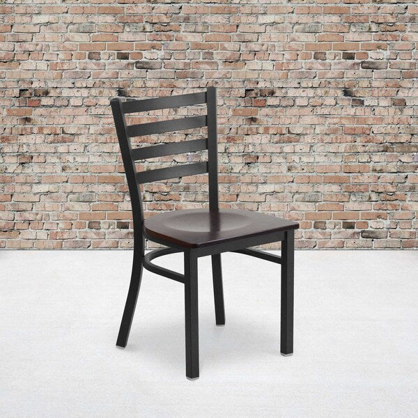 Black Ladder Chair-Wal Seat