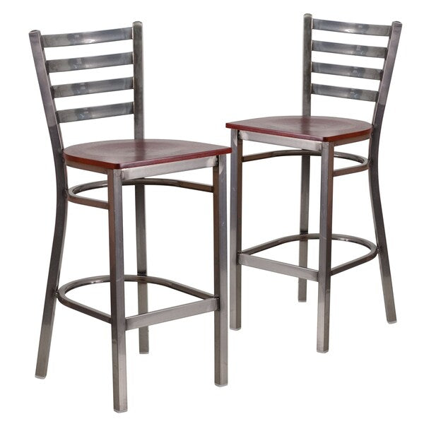 Clear Ladder Stool-Mah Seat