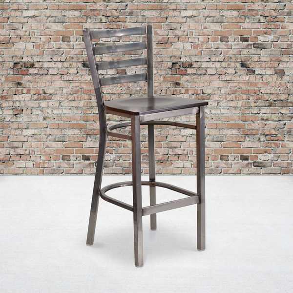 Clear Ladder Stool-Wal Seat