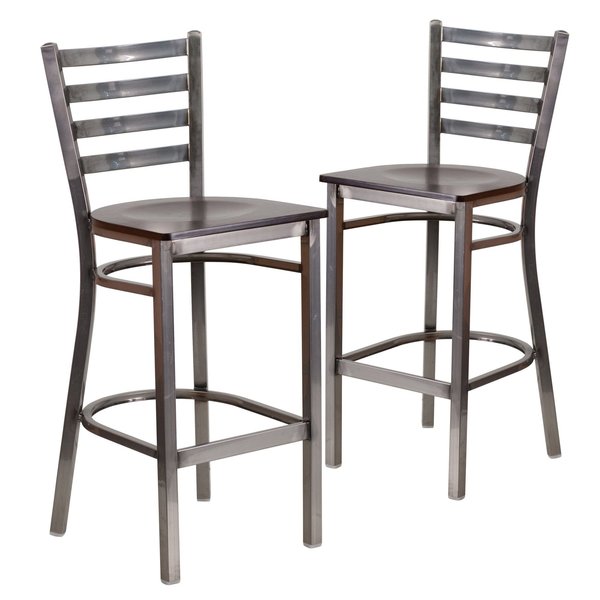 Clear Ladder Stool-Wal Seat