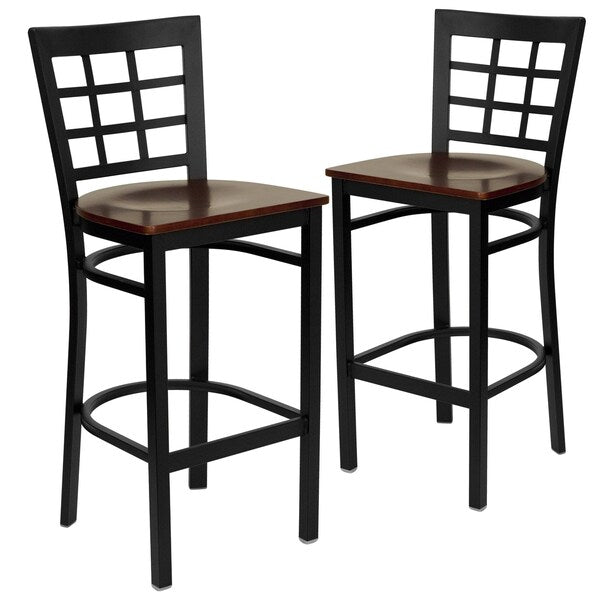 Black Window Stool-Mah Seat