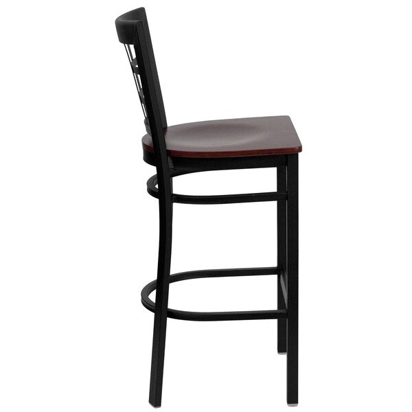 Black Window Stool-Mah Seat