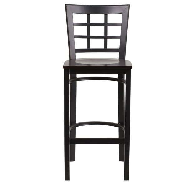 Black Window Stool-Wal Seat