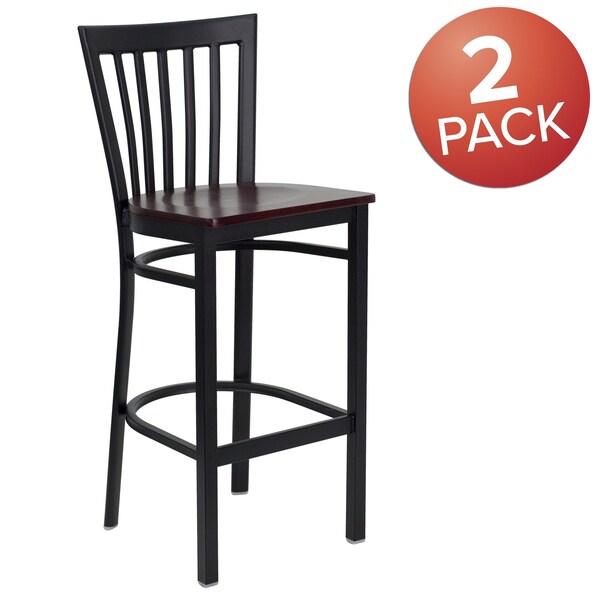 Black School Stool-Mah Seat