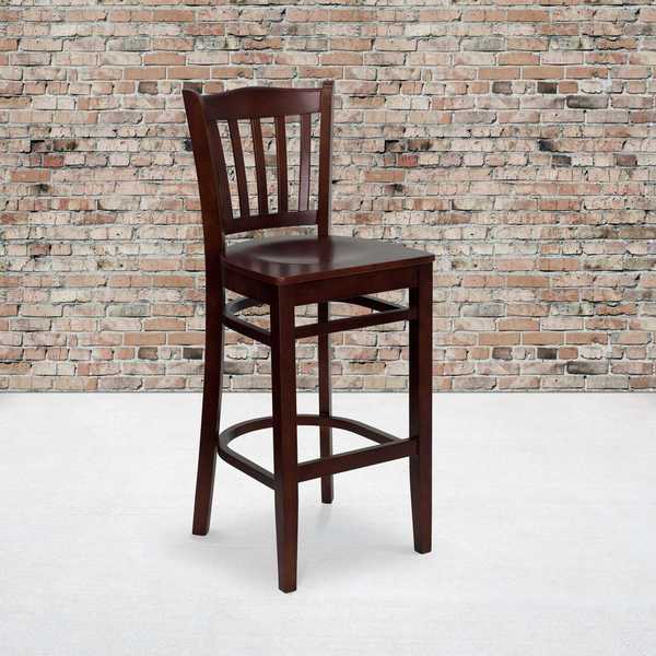 Mahogany Wood Stool