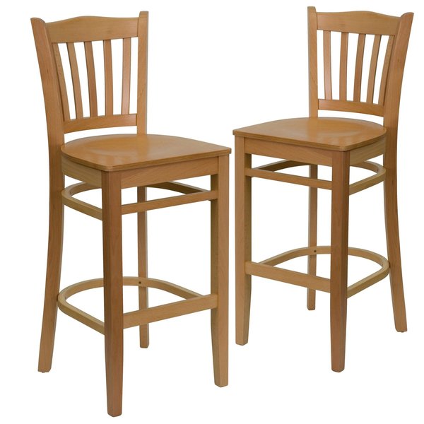 Natural Wood Stool
