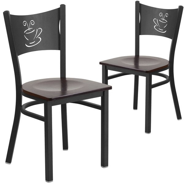 Black Coffee Chair-Wal Seat