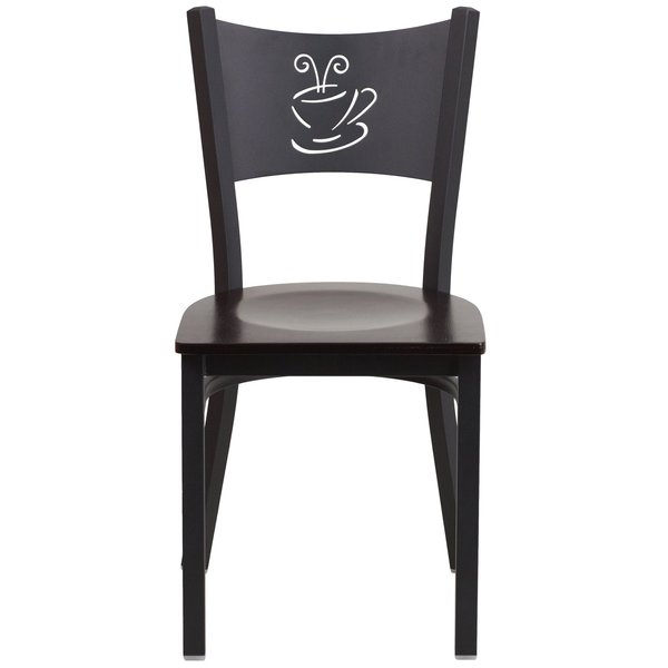 Black Coffee Chair-Wal Seat