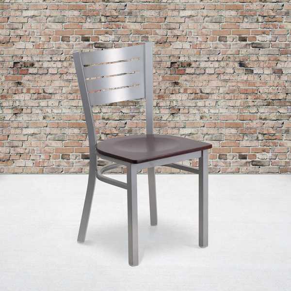 Silver Slat Chair-Wal Seat