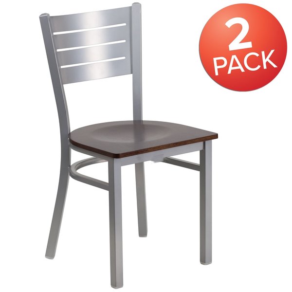 Silver Slat Chair-Wal Seat