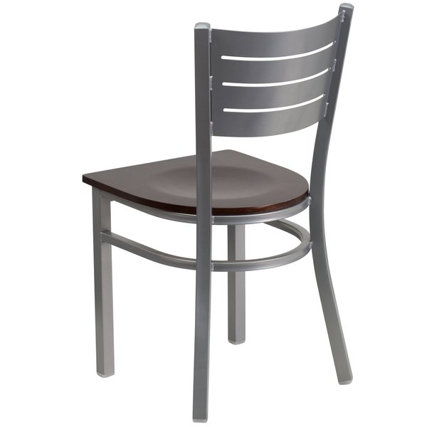 Silver Slat Chair-Wal Seat