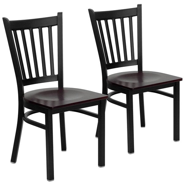Black Vert Chair-Mah Seat