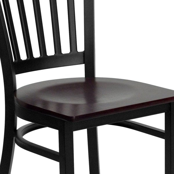 Black Vert Chair-Mah Seat