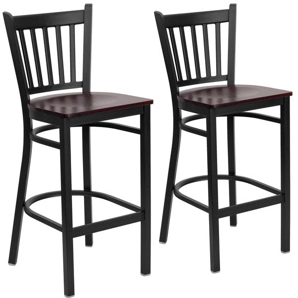 Black Vert Stool-Mah Seat