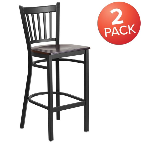 Black Vert Stool-Wal Seat