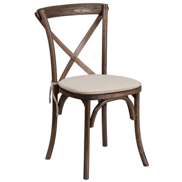 HERCULES Series Early American Cross Back Chair with Cushion