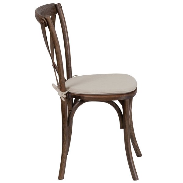HERCULES Series Early American Cross Back Chair with Cushion
