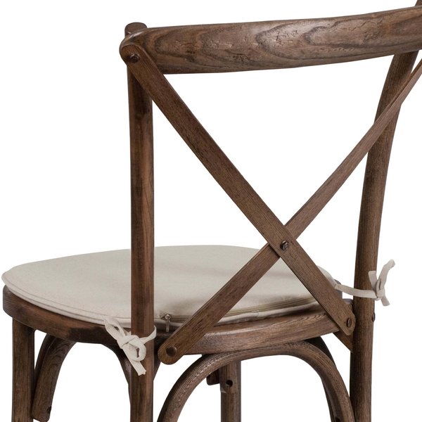 HERCULES Series Early American Cross Back Chair with Cushion
