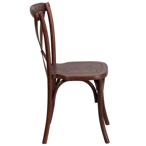 HERCULES Series Mahogany Cross Back Chair