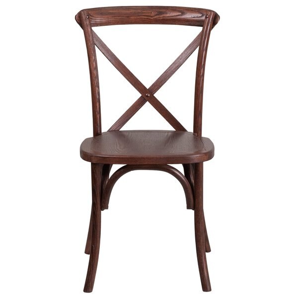 HERCULES Series Mahogany Cross Back Chair