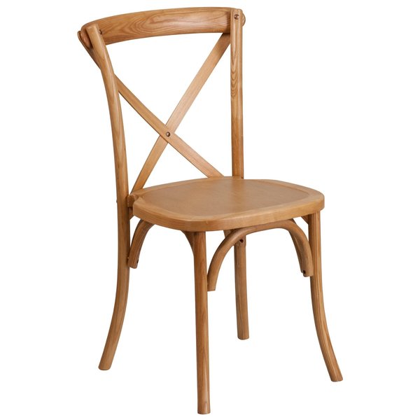 HERCULES Series Oak Cross Back Chair