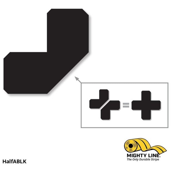 Half Angle, Solid, Black, 2