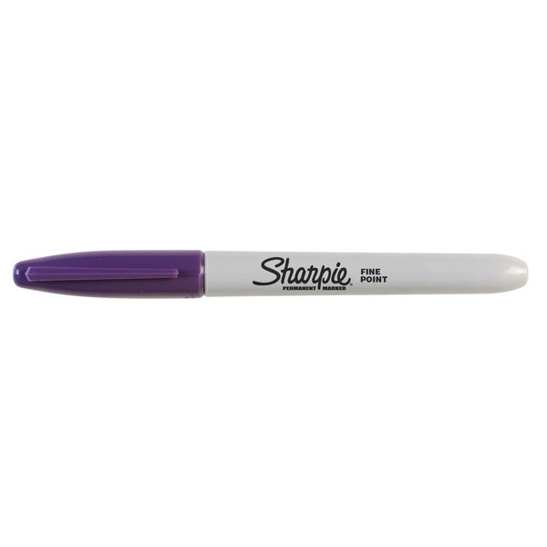 Perm Marker, Fine Point, Purple Ink
