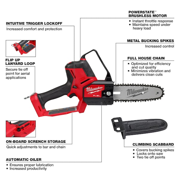 M18 FUEL HATCHET 8 in. Pruning Saw (Tool Only)
