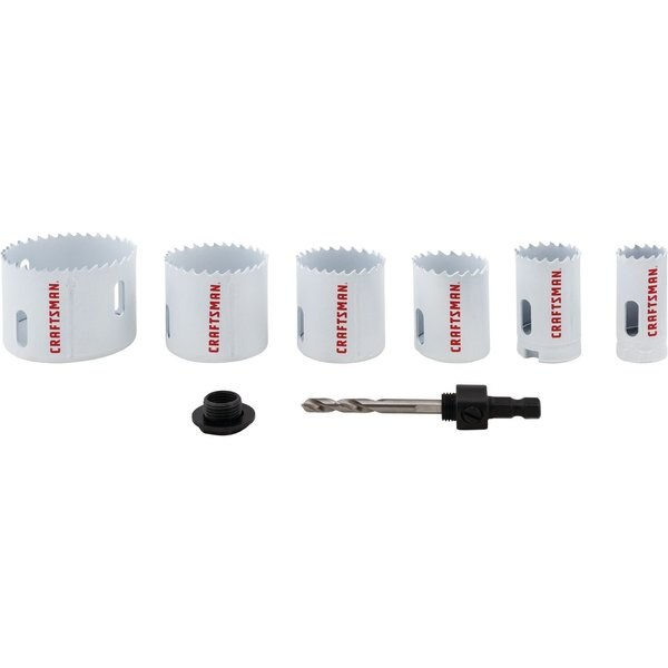 Bi-Metal Hole Saw Set, 7 pieces