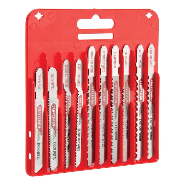 T-Shank Jig Saw Blade Kit, 13 pieces