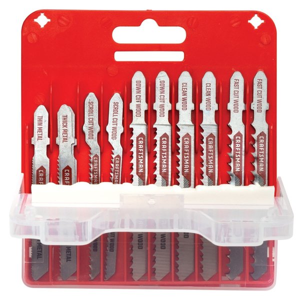 U-Shank Jig Saw Blade Kit, 12 pieces