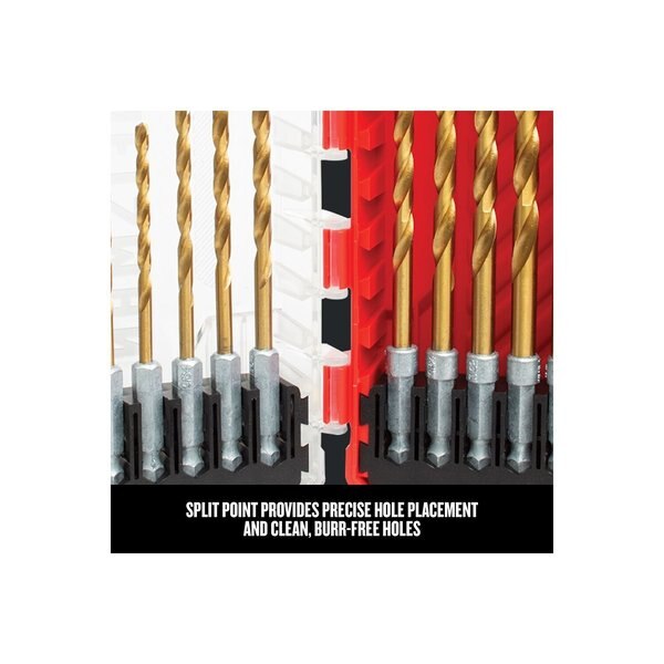 Titanium Nitride Coating Drill/Drive Set, 21 pieces