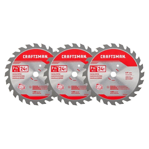 Framing/Ripping Saw Blades, 7-1/4