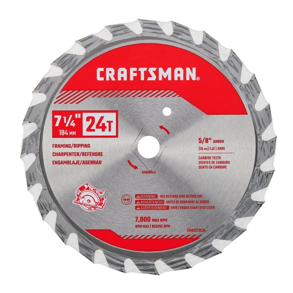 Framing/Ripping Saw Blade, 7-1/4