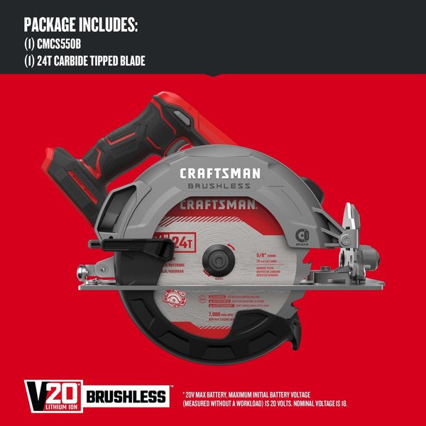Brushless Cordless Circul 7-1/4