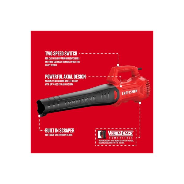 Corded Axial Blower, 9A