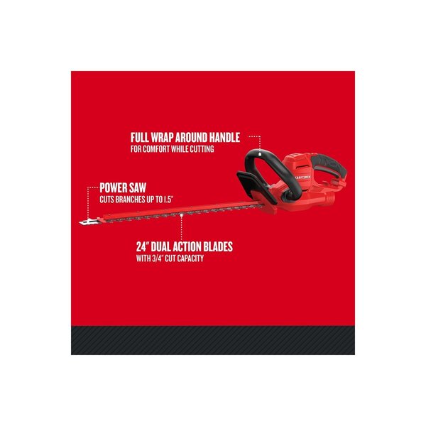 Corded Hedge Trimmer with Power Saw, 22
