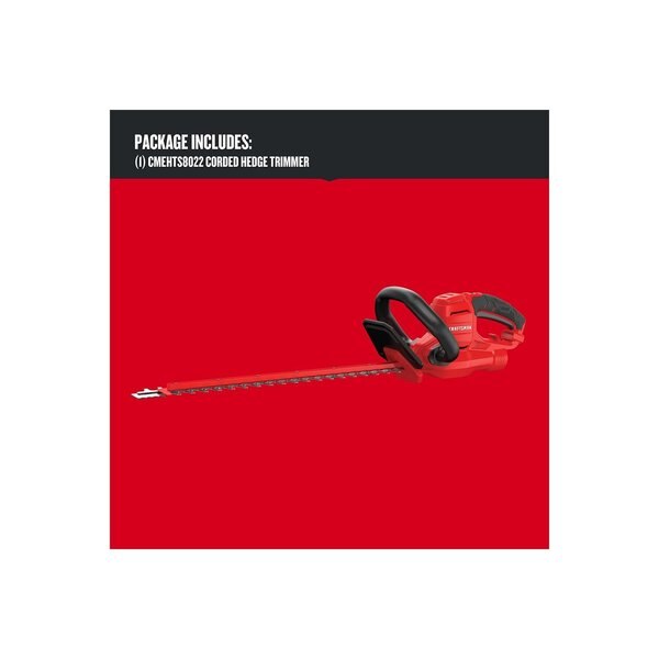Corded Hedge Trimmer with Power Saw, 22