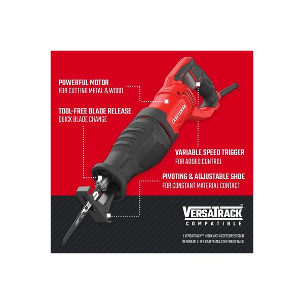 Reciprocating Saw, 7.5A