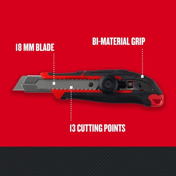 Snap-off Utility Knife, 18-mm