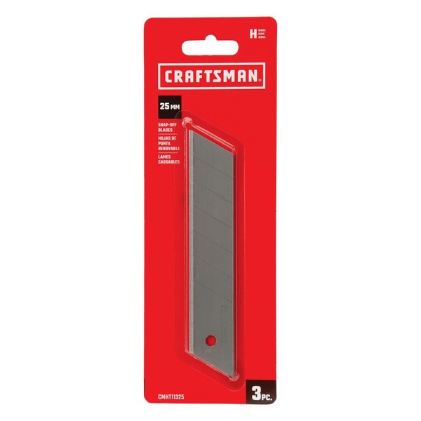 Replacement Blades, 25mm, PK3