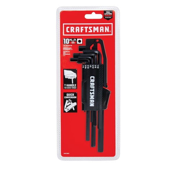 SAE Hex Key Set, 10-Key
