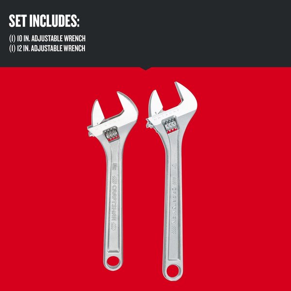 Wrenches, 2-pc All Steel Wrench Set