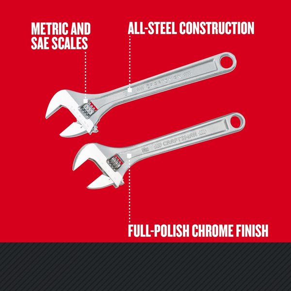 Wrenches, 2-pc All Steel Wrench Set
