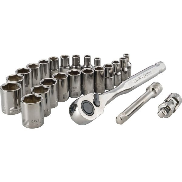 Socket Wrench Set, 1/4