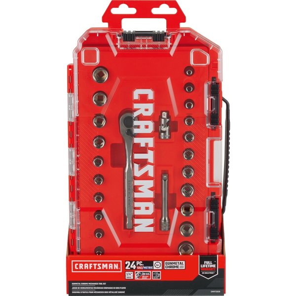 Socket Wrench Set, 1/4