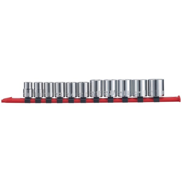 Socket Set, 3/8