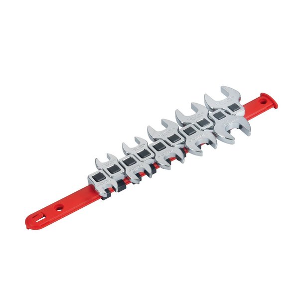 Metric Crowfoot Open-End Wrench Set, 10-
