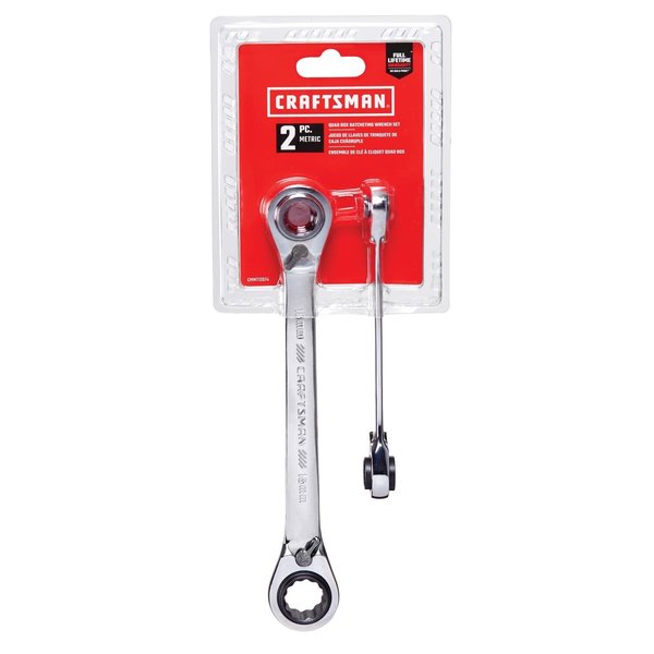 Wrenches, 2-pc Metric Ratcheting Box Wre