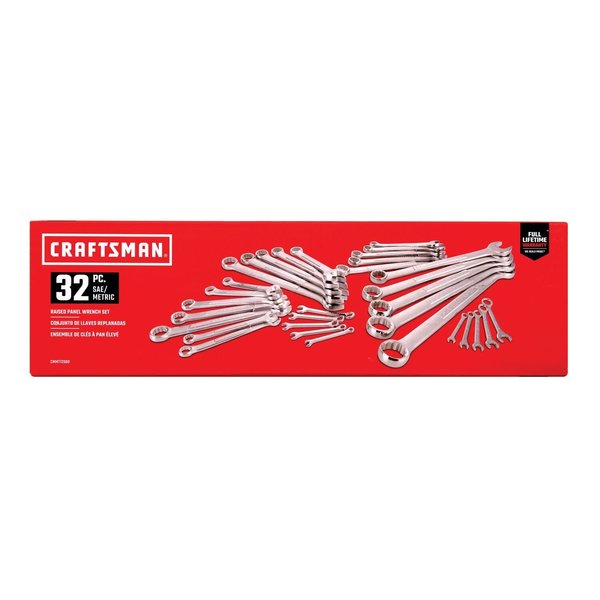 Wrenches, 32-pc Large SAE/Metric Combina